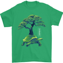 Abstract Tortoise Tree Mens T-Shirt 100% Cotton Irish Green