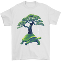 Abstract Tortoise Tree Mens T-Shirt 100% Cotton White
