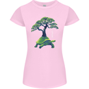 Abstract Tortoise Tree Womens Petite Cut T-Shirt Light Pink