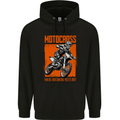 Adrenaline Dirt Motocross MotoX Dirt Bike Childrens Kids Hoodie Black