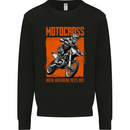 Adrenaline Dirt Motocross MotoX Dirt Bike Kids Sweatshirt Jumper Black