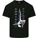 Aerial Fairy Silks Gymnastics Acrobatics Mens Cotton T-Shirt Tee Top Black