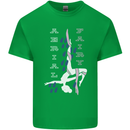 Aerial Fairy Silks Gymnastics Acrobatics Mens Cotton T-Shirt Tee Top Irish Green