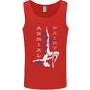 Aerial Fairy Silks Gymnastics Acrobatics Mens Vest Tank Top Red