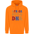Africa is My DNA Juneteenth Black Lives Matter Childrens Kids Hoodie Orange
