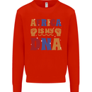 Africa is My DNA Juneteenth Black Lives Matter Kids Sweatshirt Jumper Bright Red