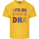 Africa is My DNA Juneteenth Black Lives Matter Kids T-Shirt Childrens Yellow