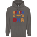 Africa is My DNA Juneteenth Black Lives Matter Mens 80% Cotton Hoodie Charcoal