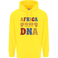 Africa is My DNA Juneteenth Black Lives Matter Mens 80% Cotton Hoodie Yellow