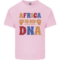 Africa is My DNA Juneteenth Black Lives Matter Mens Cotton T-Shirt Tee Top Light Pink