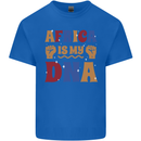 Africa is My DNA Juneteenth Black Lives Matter Mens Cotton T-Shirt Tee Top Royal Blue