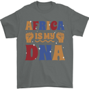 Africa is My DNA Juneteenth Black Lives Matter Mens T-Shirt 100% Cotton Charcoal