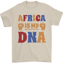 Africa is My DNA Juneteenth Black Lives Matter Mens T-Shirt 100% Cotton Sand