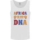 Africa is My DNA Juneteenth Black Lives Matter Mens Vest Tank Top White