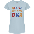 Africa is My DNA Juneteenth Black Lives Matter Womens Petite Cut T-Shirt Light Blue