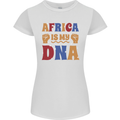 Africa is My DNA Juneteenth Black Lives Matter Womens Petite Cut T-Shirt White