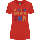 Africa is My DNA Juneteenth Black Lives Matter Womens Wider Cut T-Shirt Red