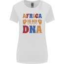 Africa is My DNA Juneteenth Black Lives Matter Womens Wider Cut T-Shirt White