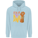 Africa is in My DNA Juneteenth Black Lives Matter Childrens Kids Hoodie Light Blue