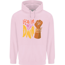 Africa is in My DNA Juneteenth Black Lives Matter Childrens Kids Hoodie Light Pink