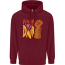 Africa is in My DNA Juneteenth Black Lives Matter Childrens Kids Hoodie Maroon