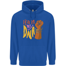 Africa is in My DNA Juneteenth Black Lives Matter Childrens Kids Hoodie Royal Blue