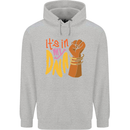 Africa is in My DNA Juneteenth Black Lives Matter Childrens Kids Hoodie Sports Grey