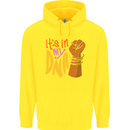 Africa is in My DNA Juneteenth Black Lives Matter Childrens Kids Hoodie Yellow