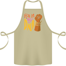 Africa is in My DNA Juneteenth Black Lives Matter Cotton Apron 100% Organic Khaki
