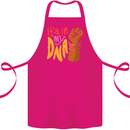 Africa is in My DNA Juneteenth Black Lives Matter Cotton Apron 100% Organic Pink