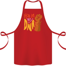 Africa is in My DNA Juneteenth Black Lives Matter Cotton Apron 100% Organic Red
