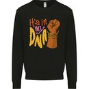 Africa is in My DNA Juneteenth Black Lives Matter Kids Sweatshirt Jumper Black