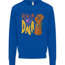 Africa is in My DNA Juneteenth Black Lives Matter Kids Sweatshirt Jumper Royal Blue