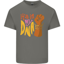 Africa is in My DNA Juneteenth Black Lives Matter Kids T-Shirt Childrens Charcoal