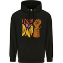 Africa is in My DNA Juneteenth Black Lives Matter Mens 80% Cotton Hoodie Black