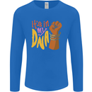 Africa is in My DNA Juneteenth Black Lives Matter Mens Long Sleeve T-Shirt Royal Blue