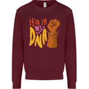Africa is in My DNA Juneteenth Black Lives Matter Mens Sweatshirt Jumper Maroon