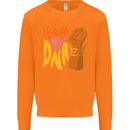 Africa is in My DNA Juneteenth Black Lives Matter Mens Sweatshirt Jumper Orange