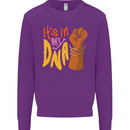 Africa is in My DNA Juneteenth Black Lives Matter Mens Sweatshirt Jumper Purple