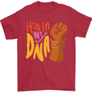 Africa is in My DNA Juneteenth Black Lives Matter Mens T-Shirt 100% Cotton Red