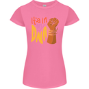Africa is in My DNA Juneteenth Black Lives Matter Womens Petite Cut T-Shirt Azalea