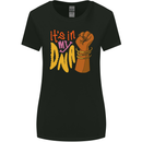 Africa is in My DNA Juneteenth Black Lives Matter Womens Wider Cut T-Shirt Black