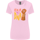 Africa is in My DNA Juneteenth Black Lives Matter Womens Wider Cut T-Shirt Light Pink
