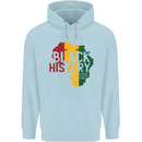 African Black History Month Lives Matter Juneteenth Childrens Kids Hoodie Light Blue