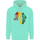 African Black History Month Lives Matter Juneteenth Childrens Kids Hoodie Peppermint