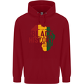 African Black History Month Lives Matter Juneteenth Childrens Kids Hoodie Red
