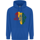 African Black History Month Lives Matter Juneteenth Childrens Kids Hoodie Royal Blue