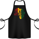 African Black History Month Lives Matter Juneteenth Cotton Apron 100% Organic Black