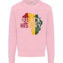African Black History Month Lives Matter Juneteenth Kids Sweatshirt Jumper Light Pink