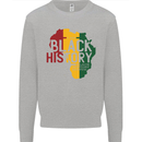 African Black History Month Lives Matter Juneteenth Kids Sweatshirt Jumper Sports Grey